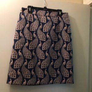 Cute print Ann Taylor skirt~